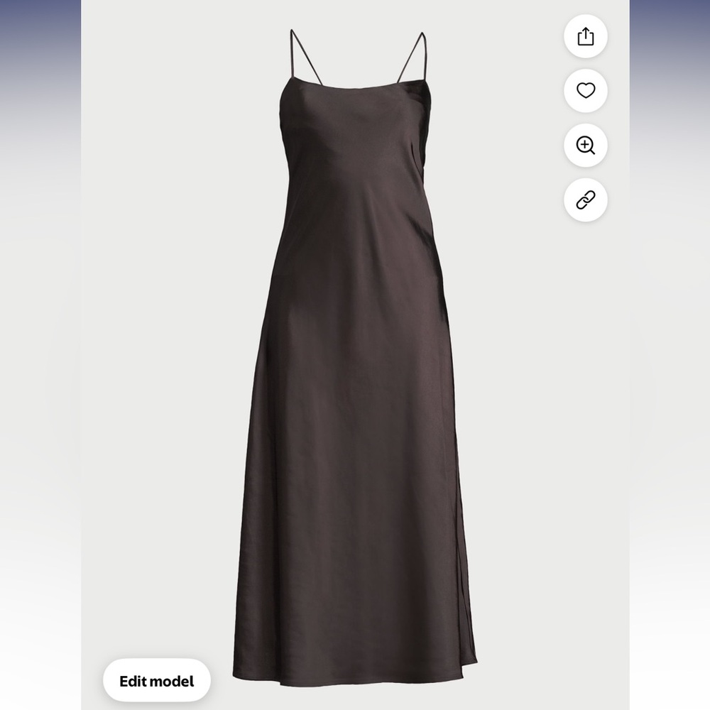Elegant Black Slip Dress